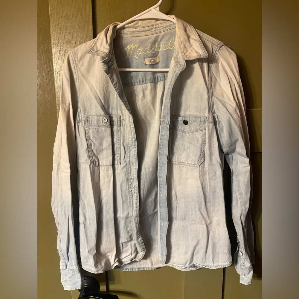 Madewell size xs chambray shirt
